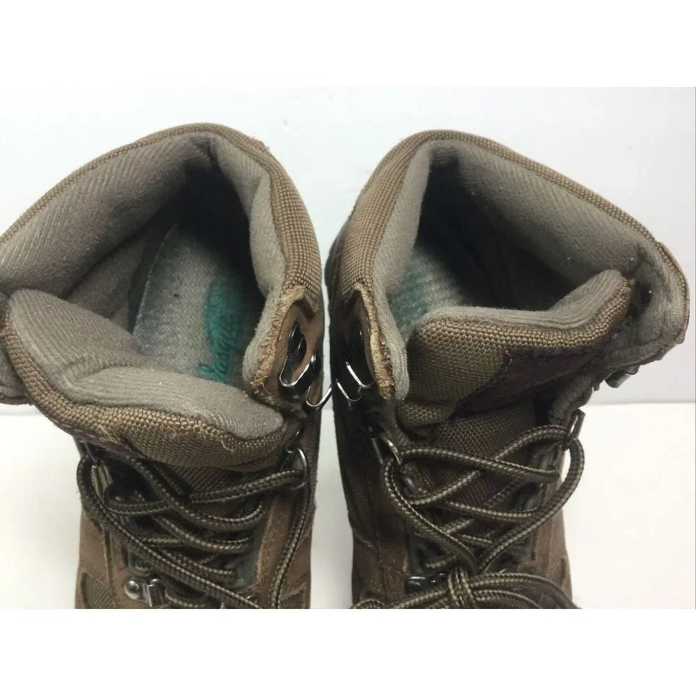 Vasque Alpha Mens Size 6.5 Hiking Boots 7429 Brown Leather / Nylon Lace Up Trail